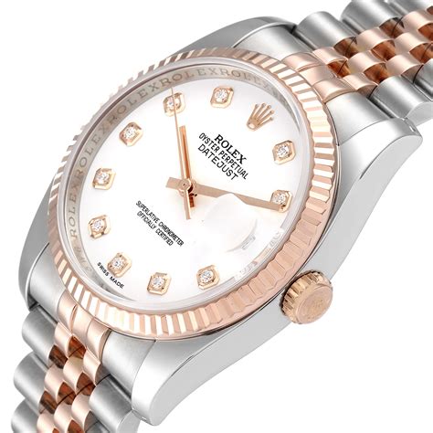 rolex midsize datejust steel and rose gold|Rolex Datejust 36 everose gold.